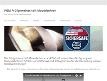 Tablet Screenshot of pgm-online.org